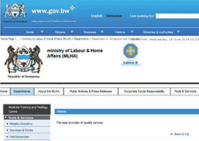 博茨瓦纳移民与公民事务部